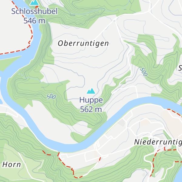 Map of Huppe