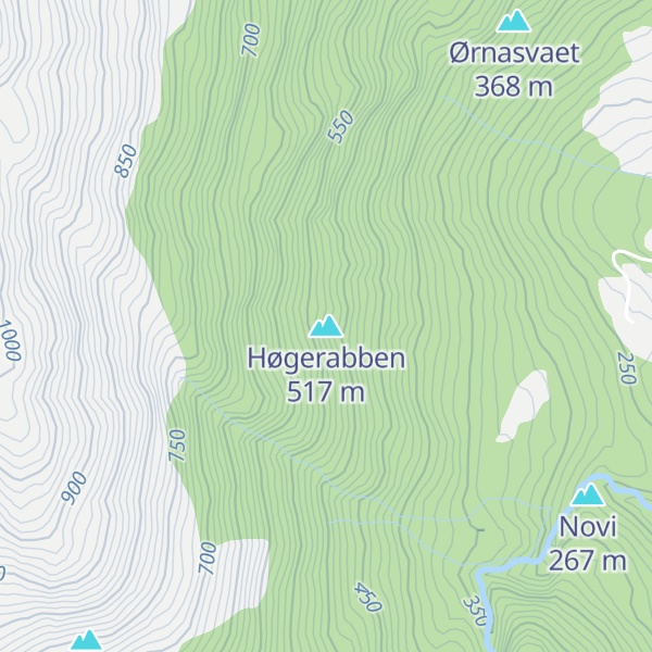 Map of Høgerabben
