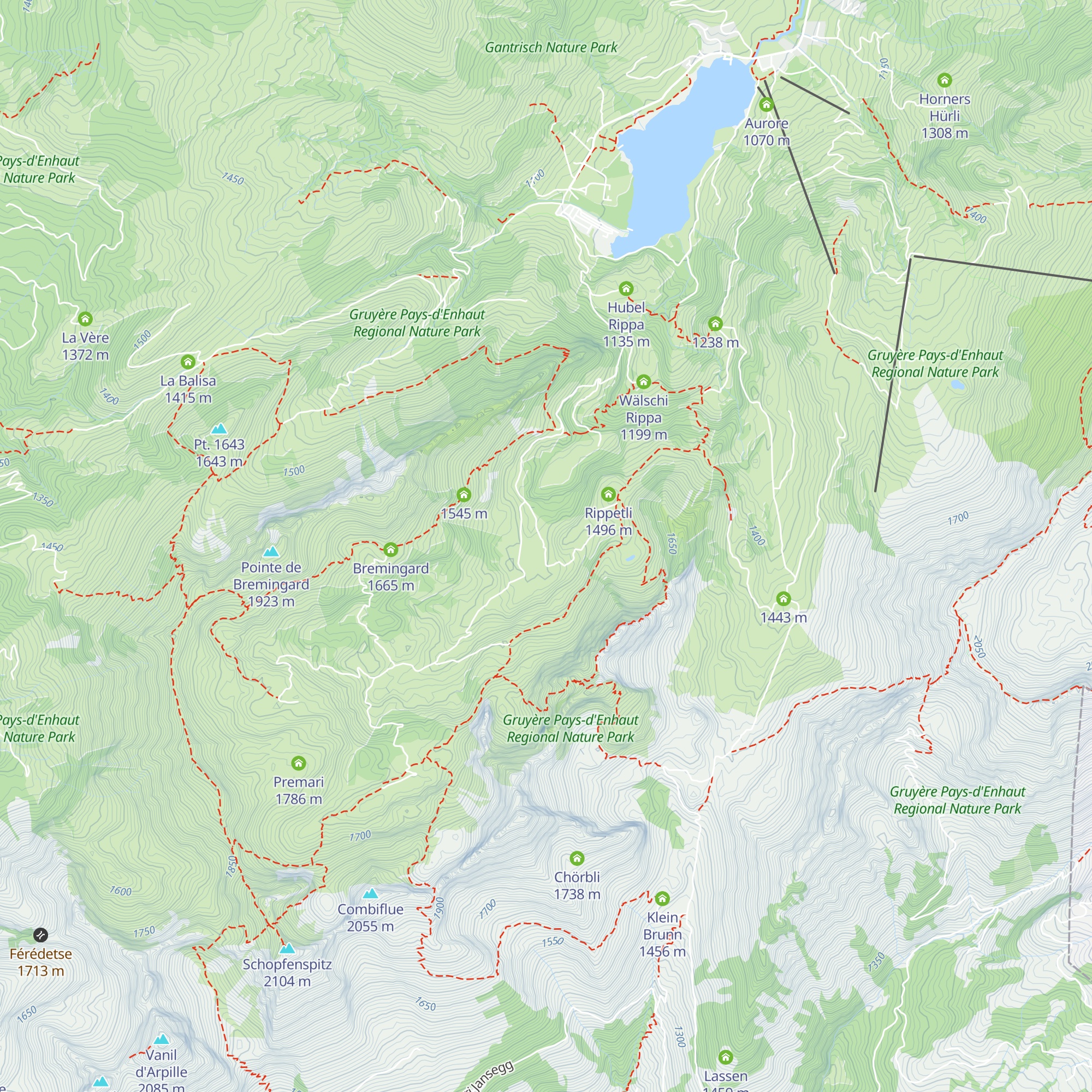 Sankt Antoni Brecca map