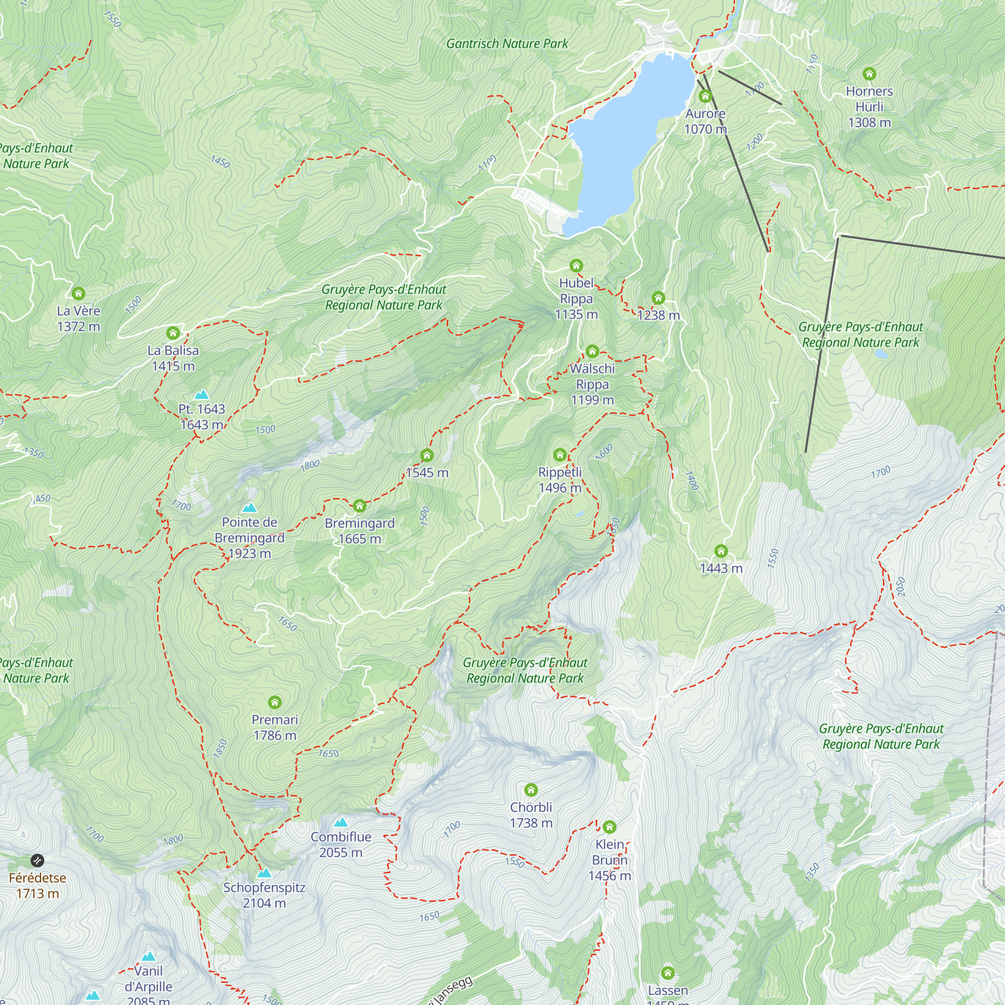 Sankt Antoni Brecca map