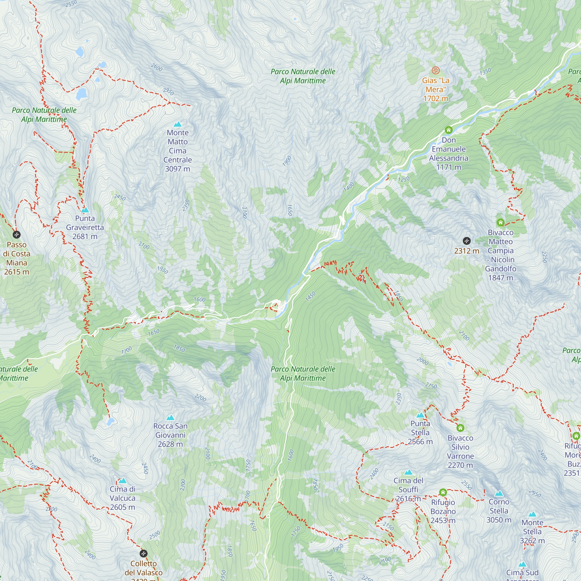 Rifugio Casa Savoia map