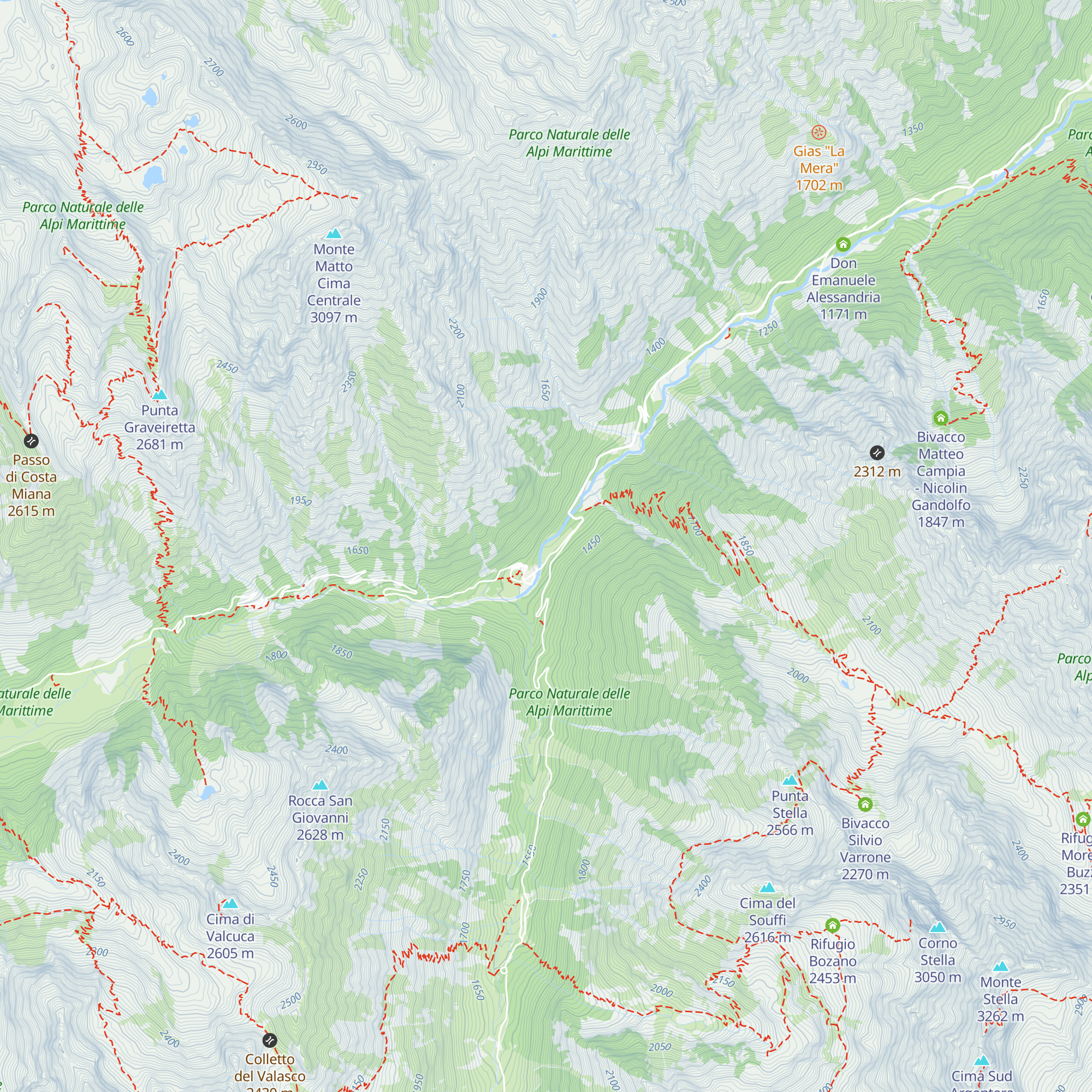Rifugio Casa Savoia map