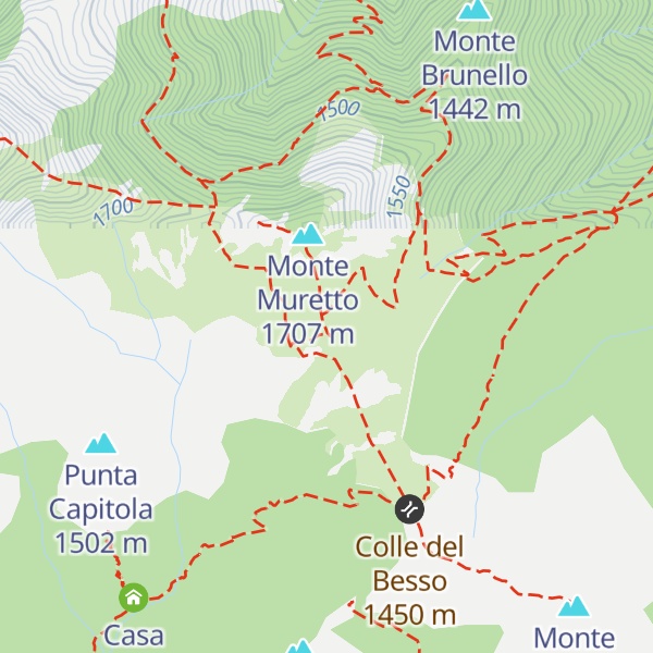 Map of Monte Paletto