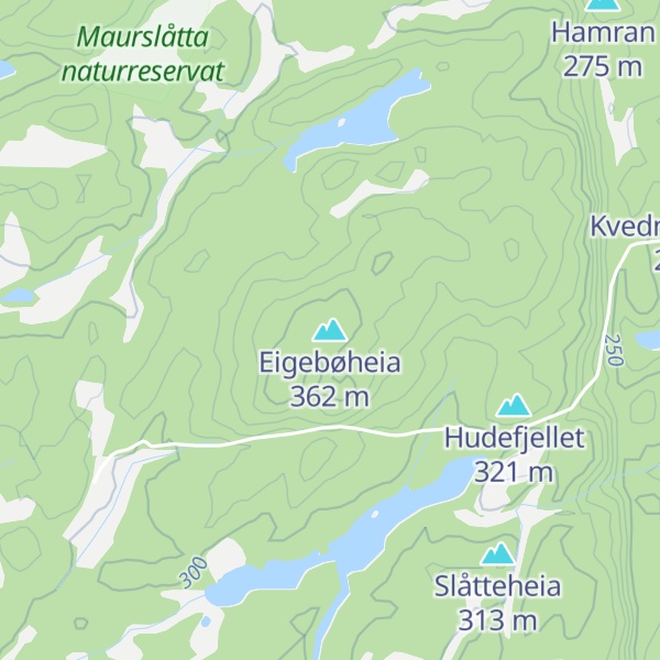 Map of Eigebøheia