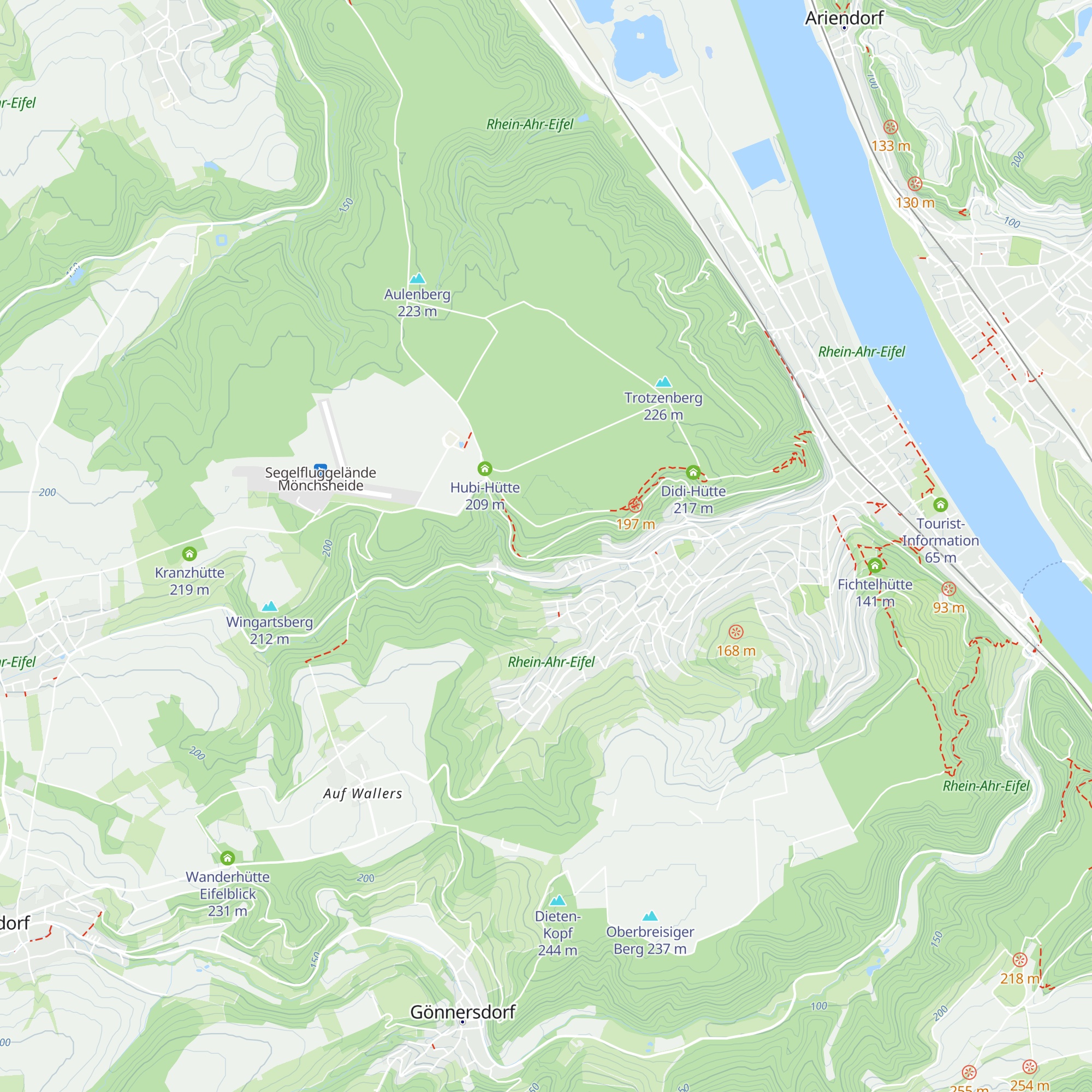Heike-Hütte map