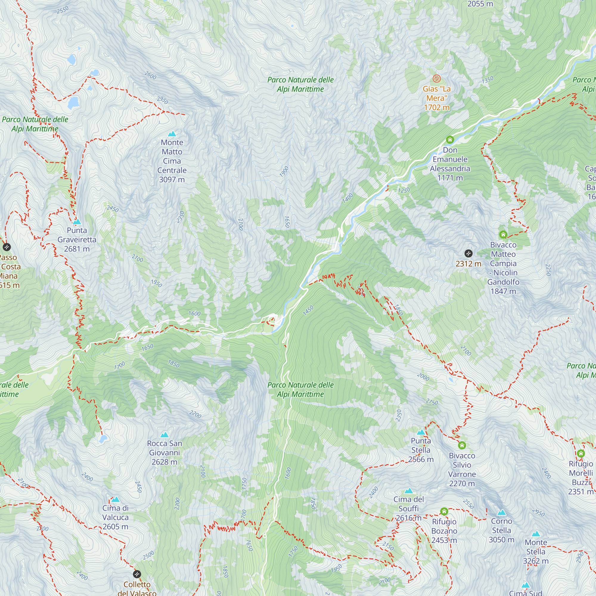 Hotel-Terme Reali di Valdieri map