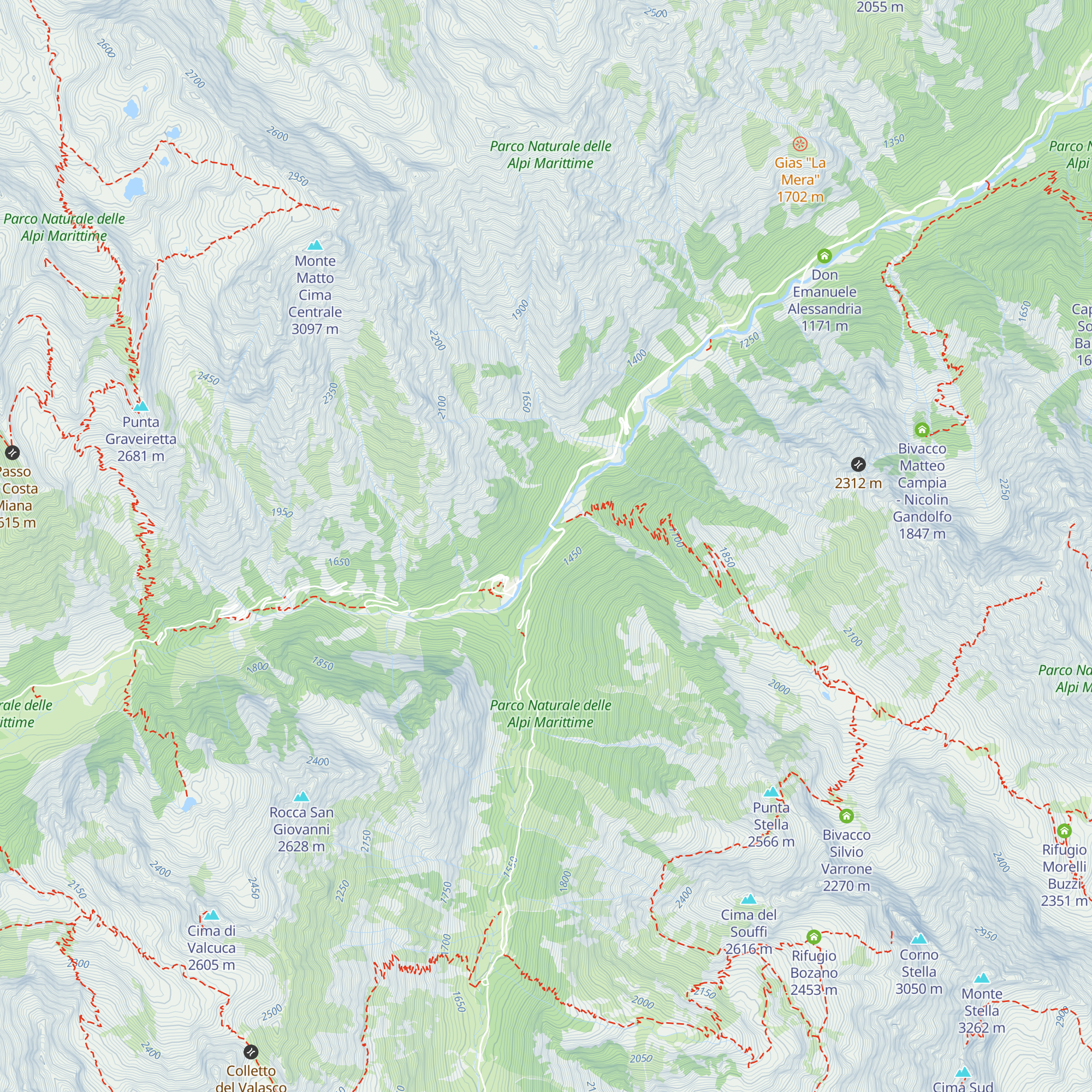 Hotel-Terme Reali di Valdieri map