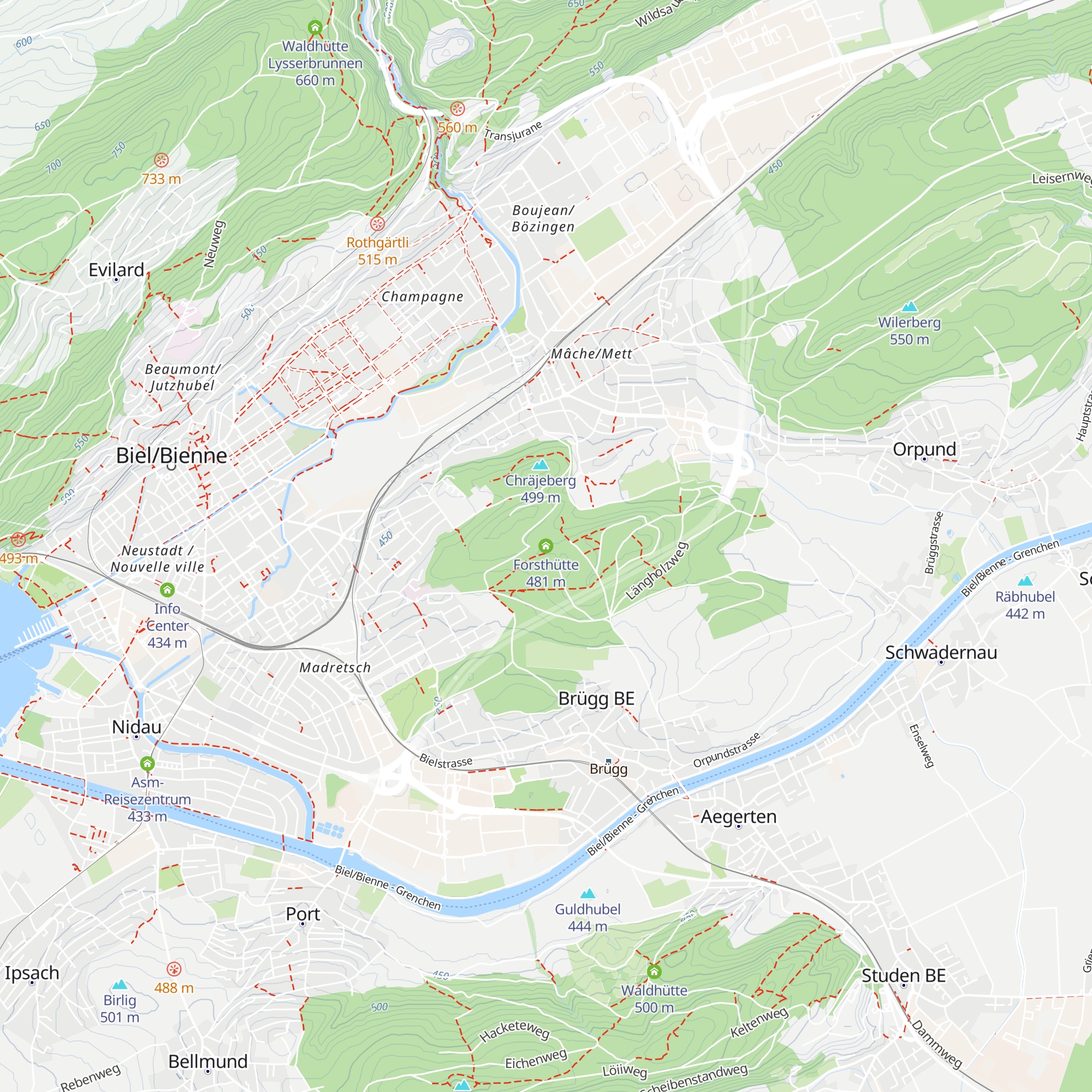 Forsthütte map