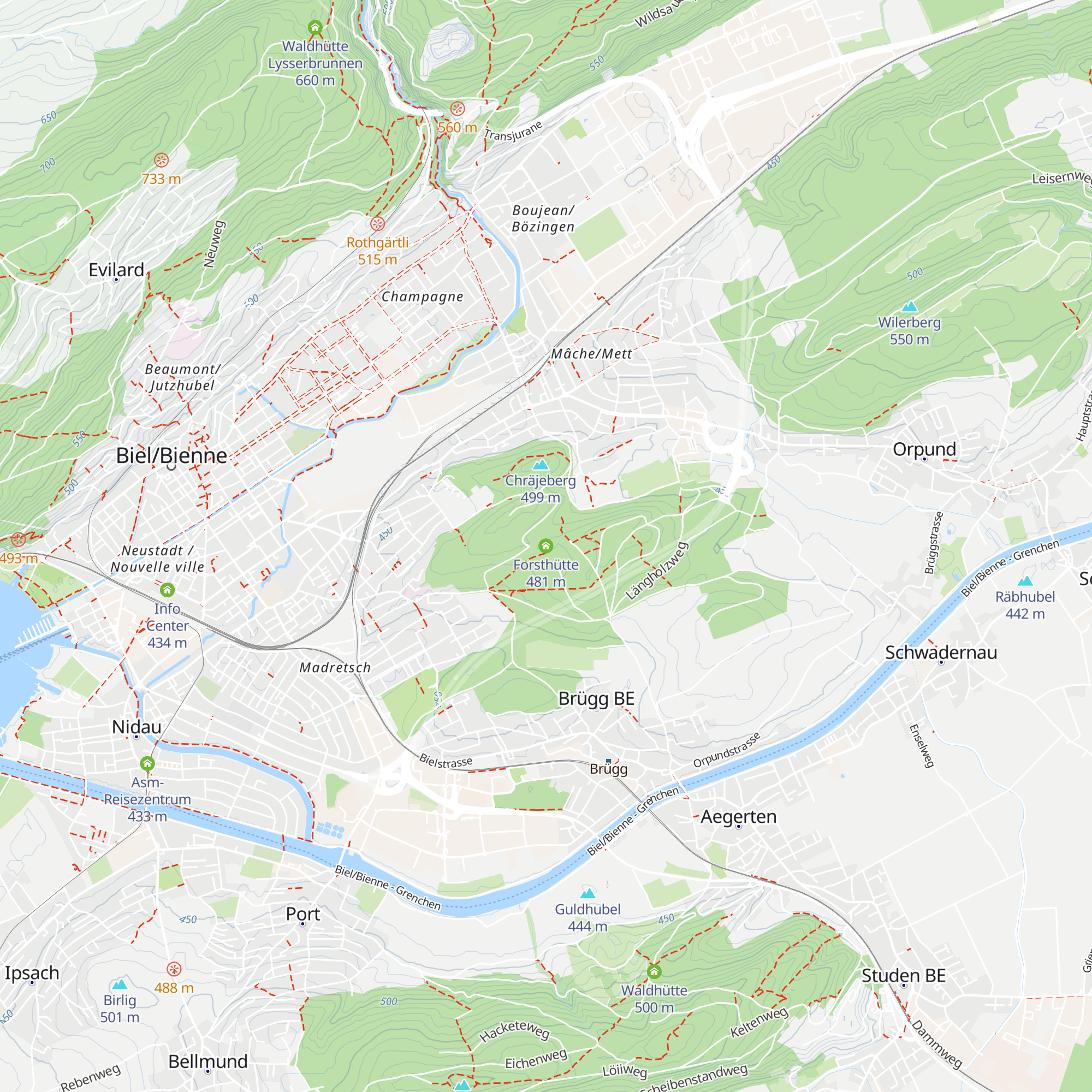 Forsthütte map