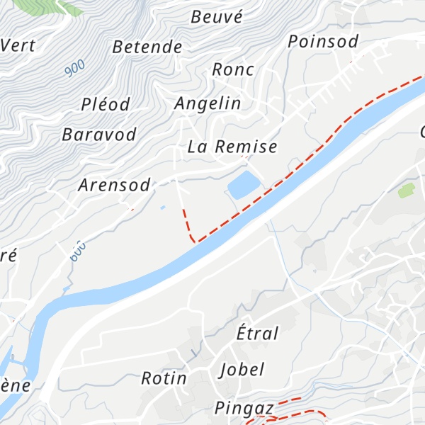Map of CLUB STADE VALDÔTAIN RUGBY