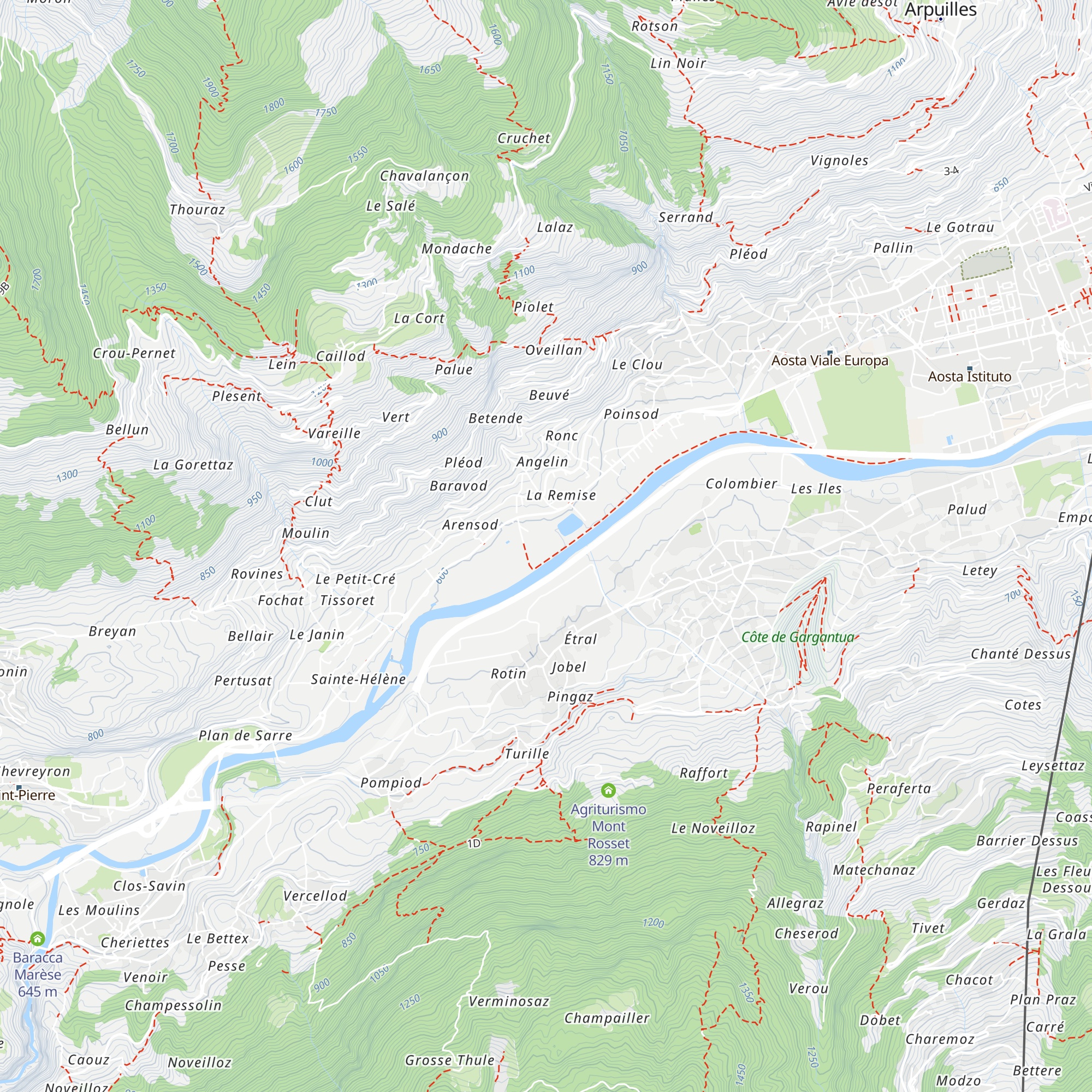 CLUB STADE VALDÔTAIN RUGBY map