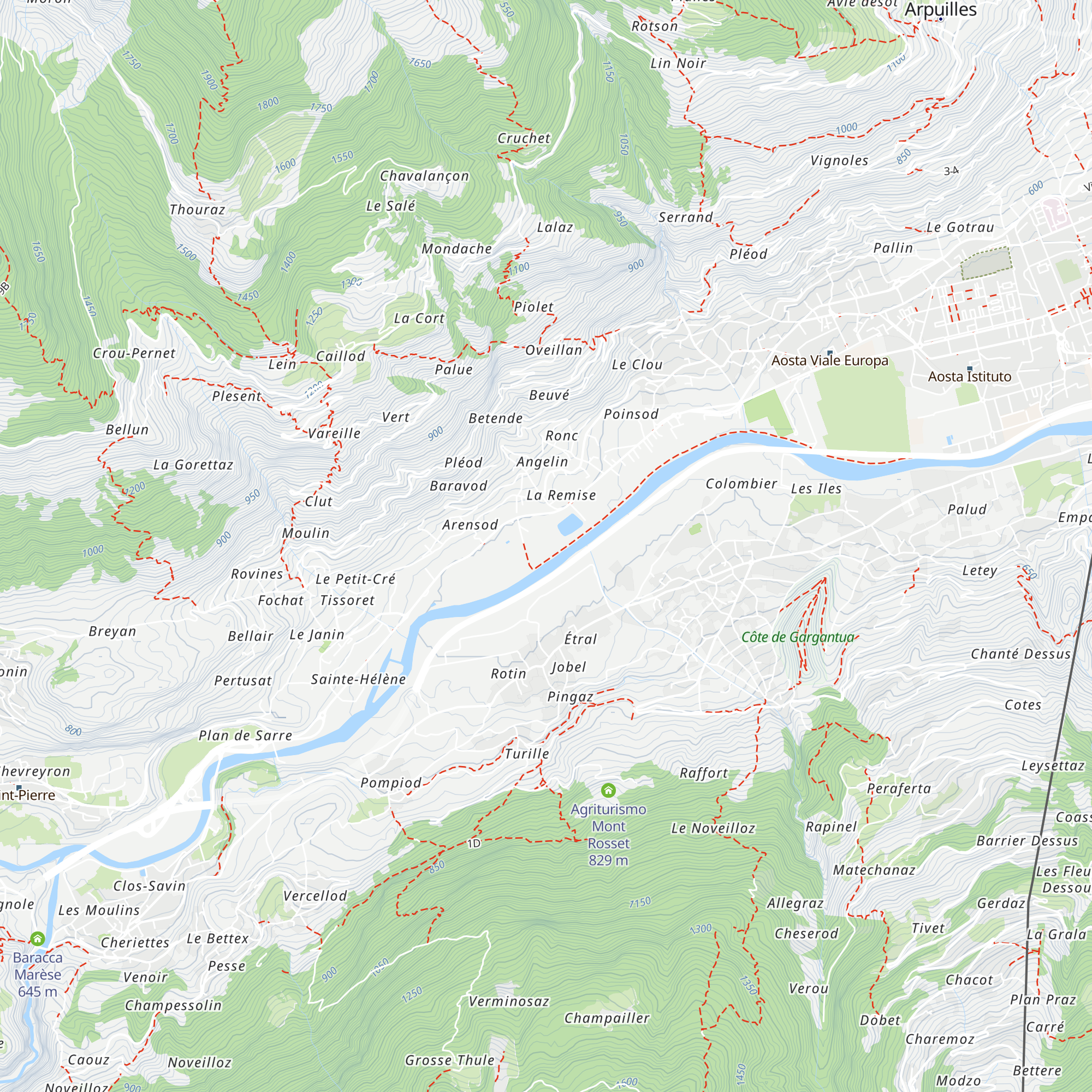 CLUB STADE VALDÔTAIN RUGBY map
