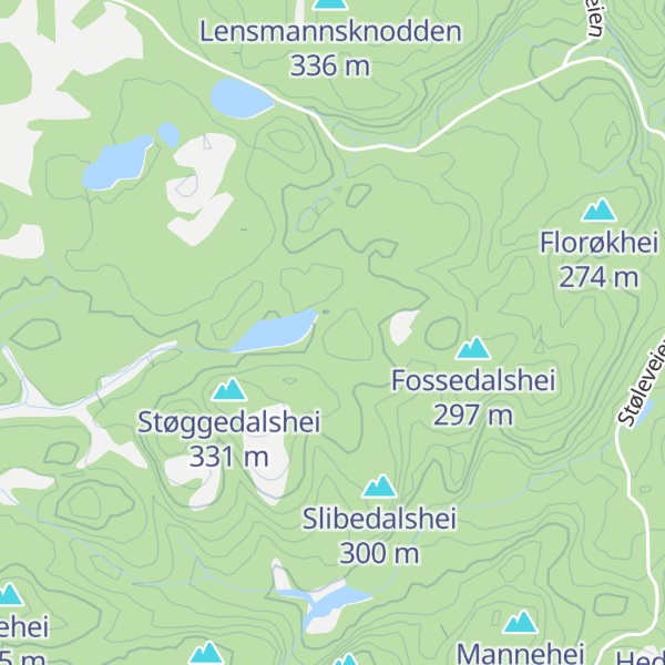 Map of Svartevannsknatten