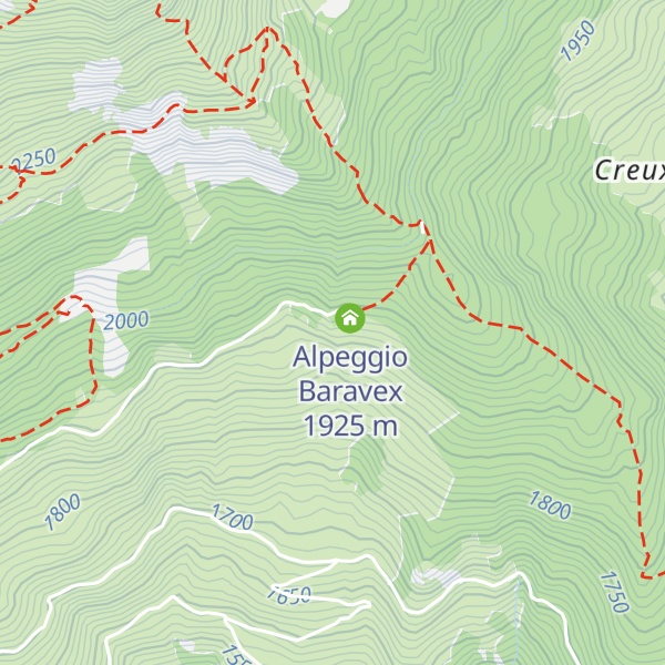 Map of Dortoir Alpe Baravex