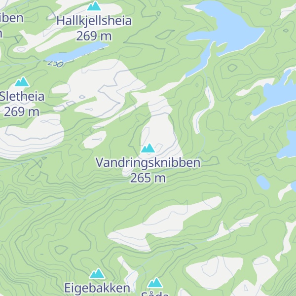 Map of Vandringsknibben