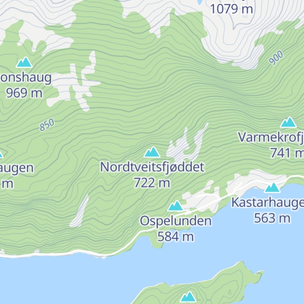 Map of Nordtveitsfjøddet