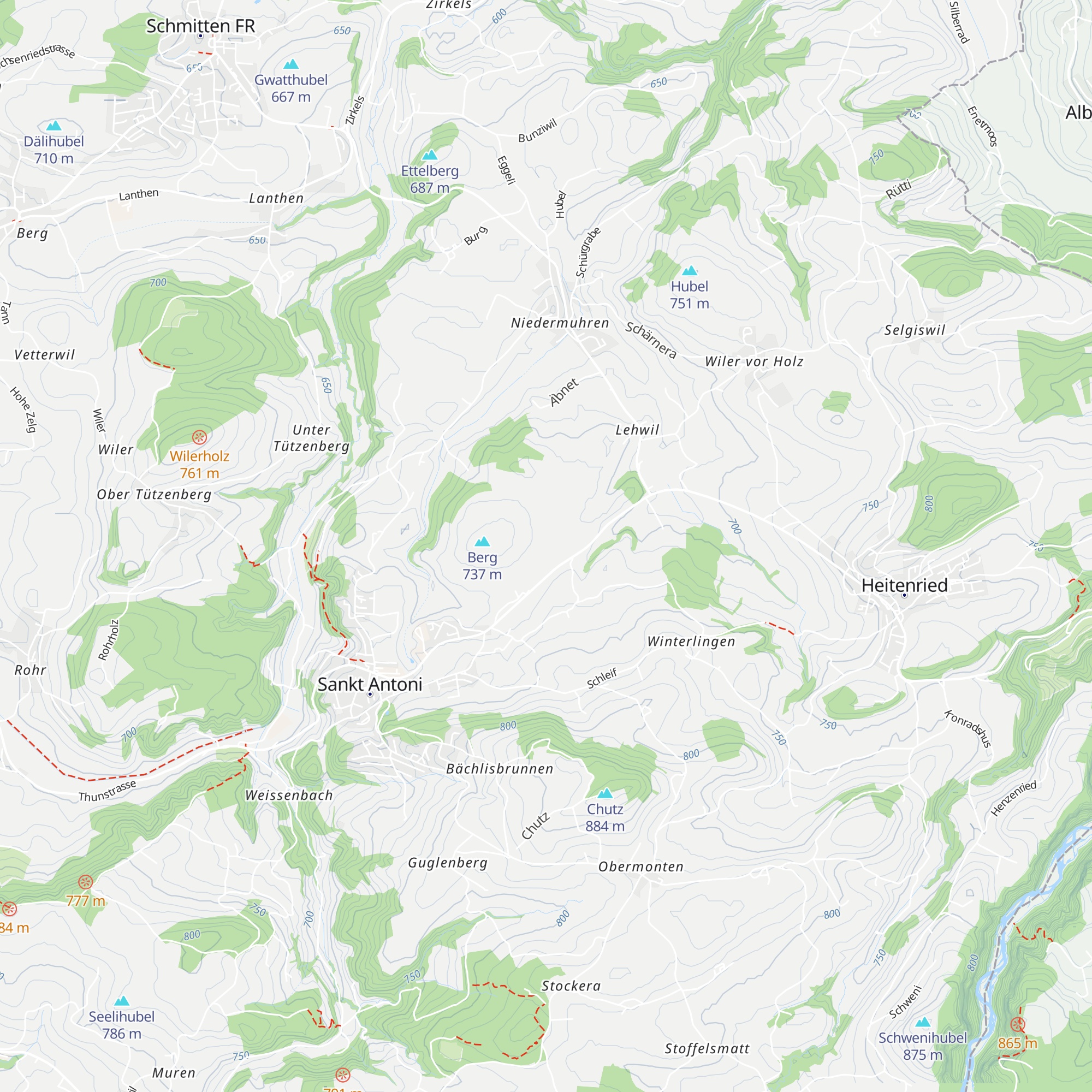 Hüttenacher map