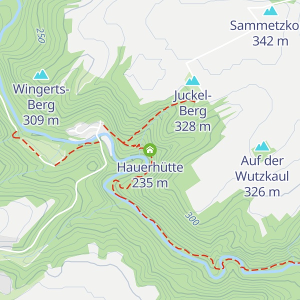 Map of Hauerhütte