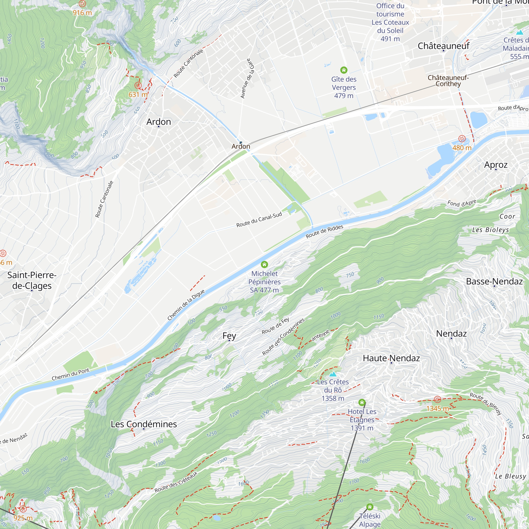 Michelet Pépinières SA map
