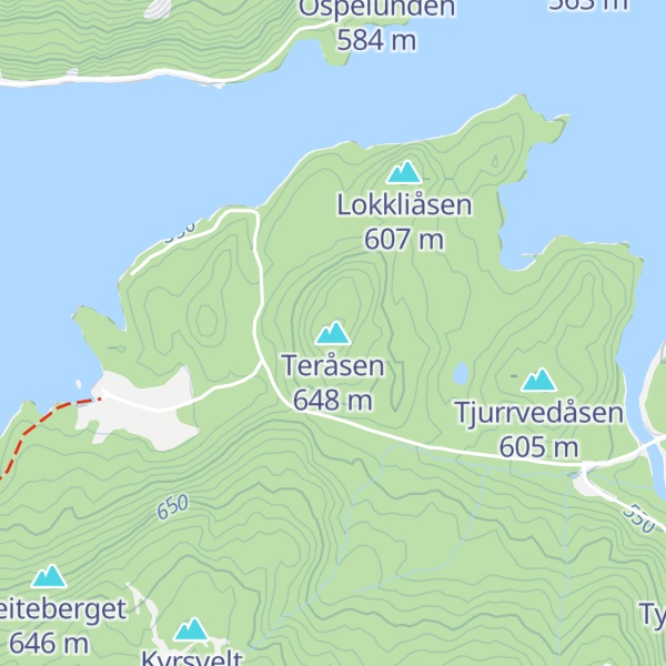 Map of Teråsen