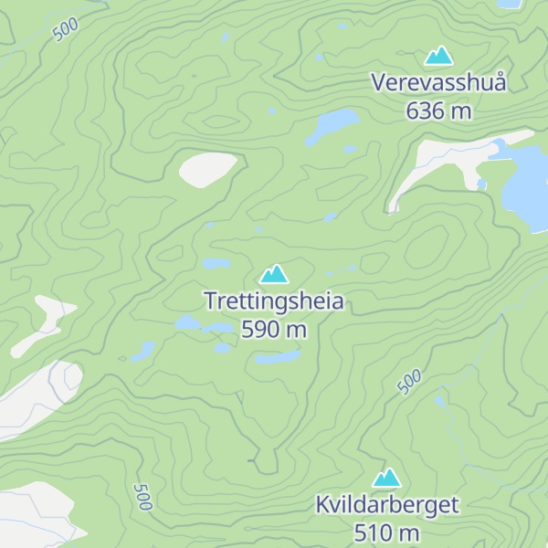 Map of Trettingsheia