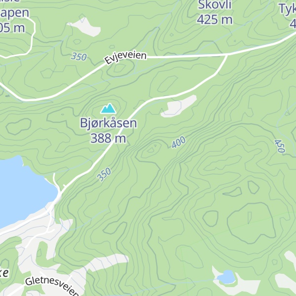 Map of Granåsen