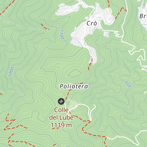 Map of Monte Balmello