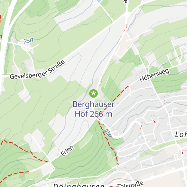Map of Berghauser Hof
