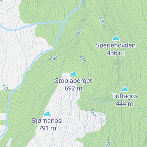 Map of Stoplaberget