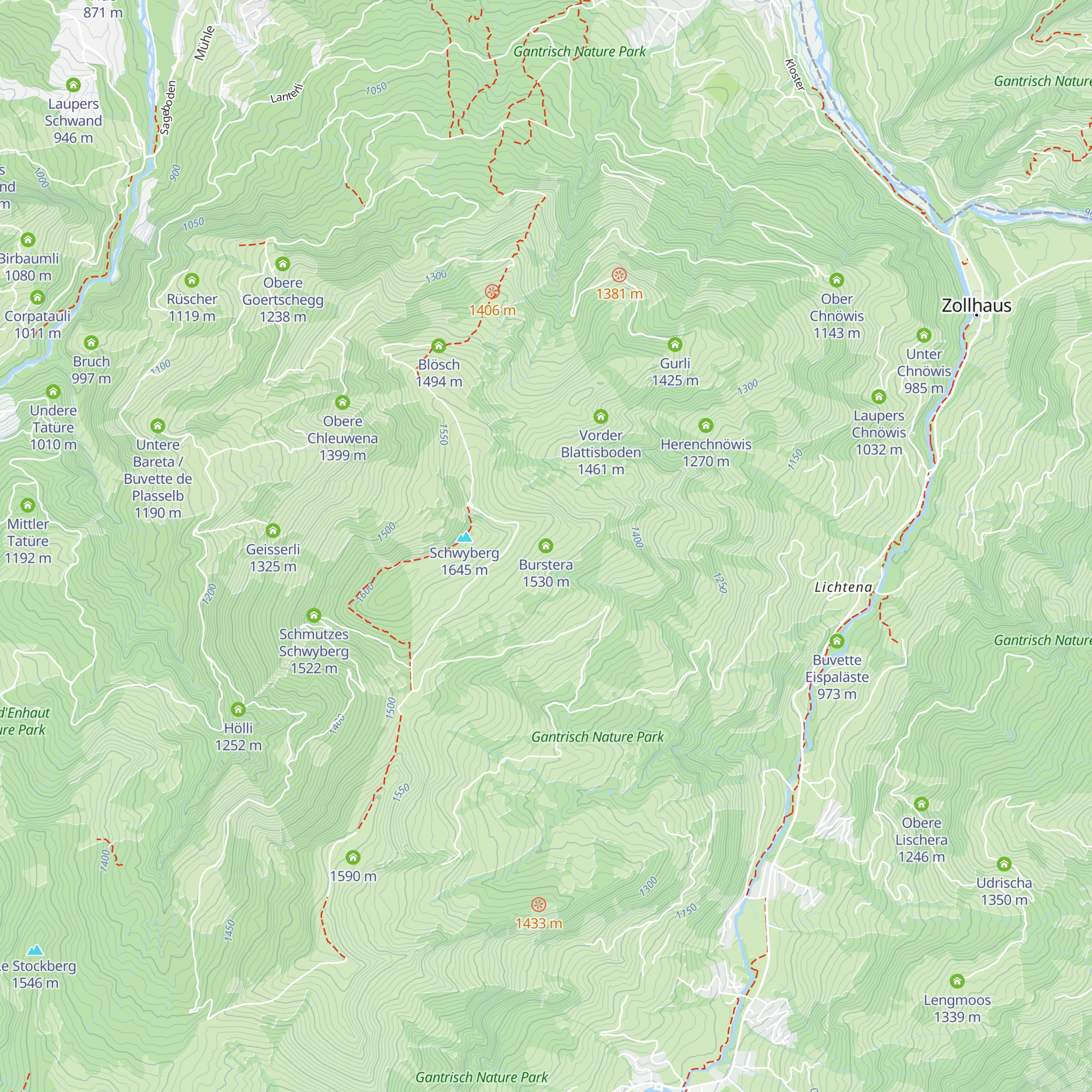 Burstera map