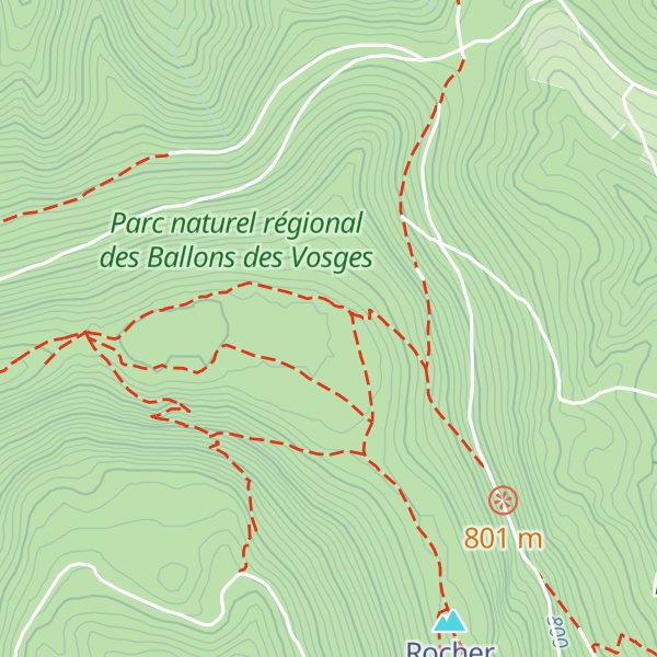 Map of Rocher des Géants