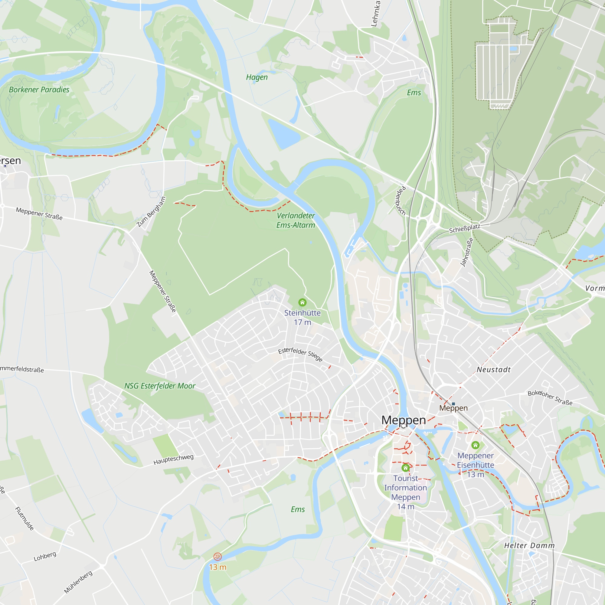 Steinhütte map