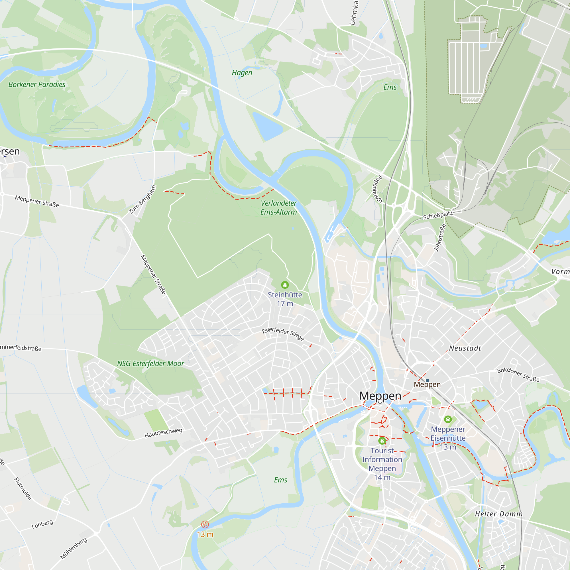 Steinhütte map