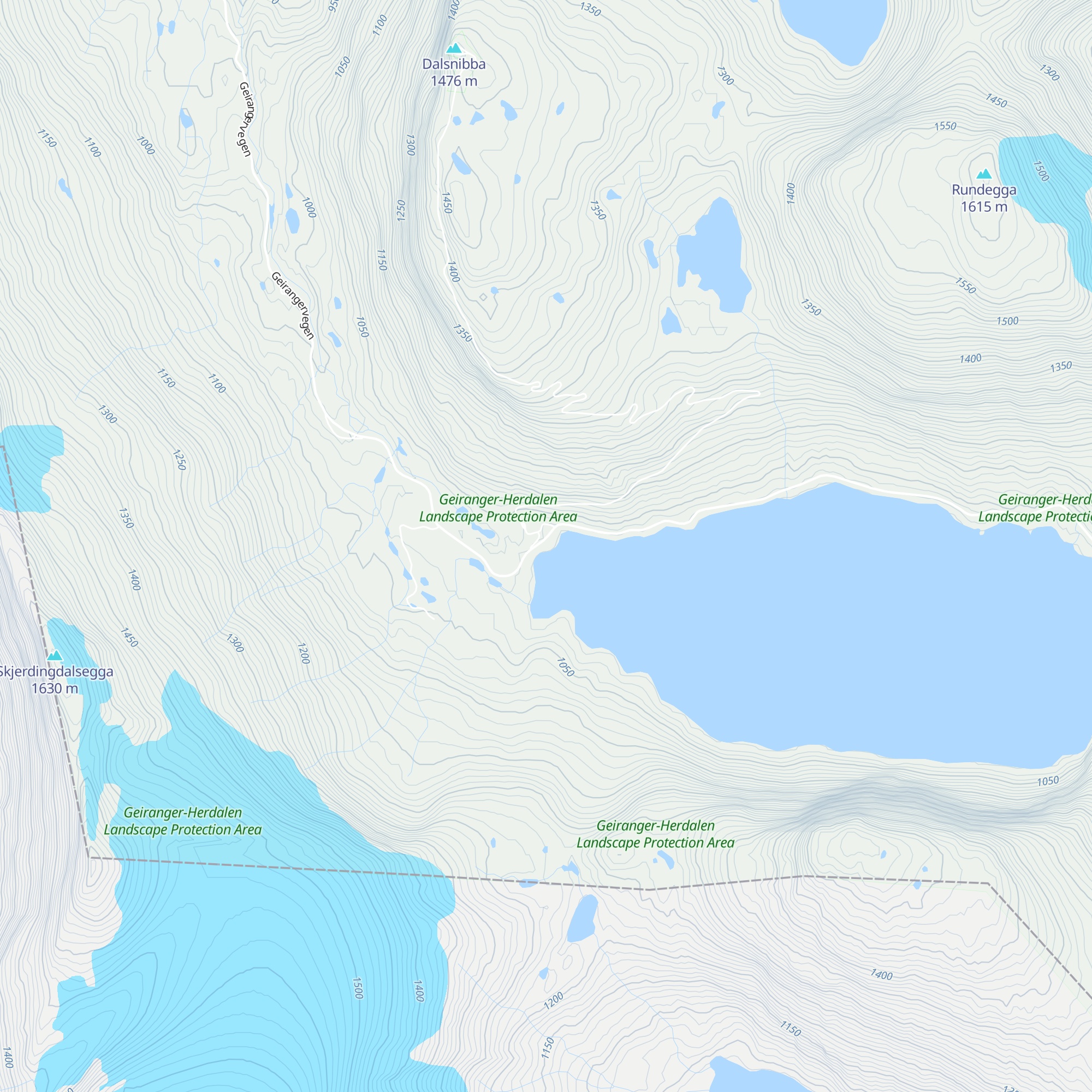 Djupvasshytta map