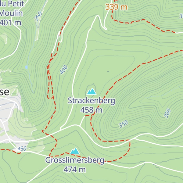 Map of Strackenberg
