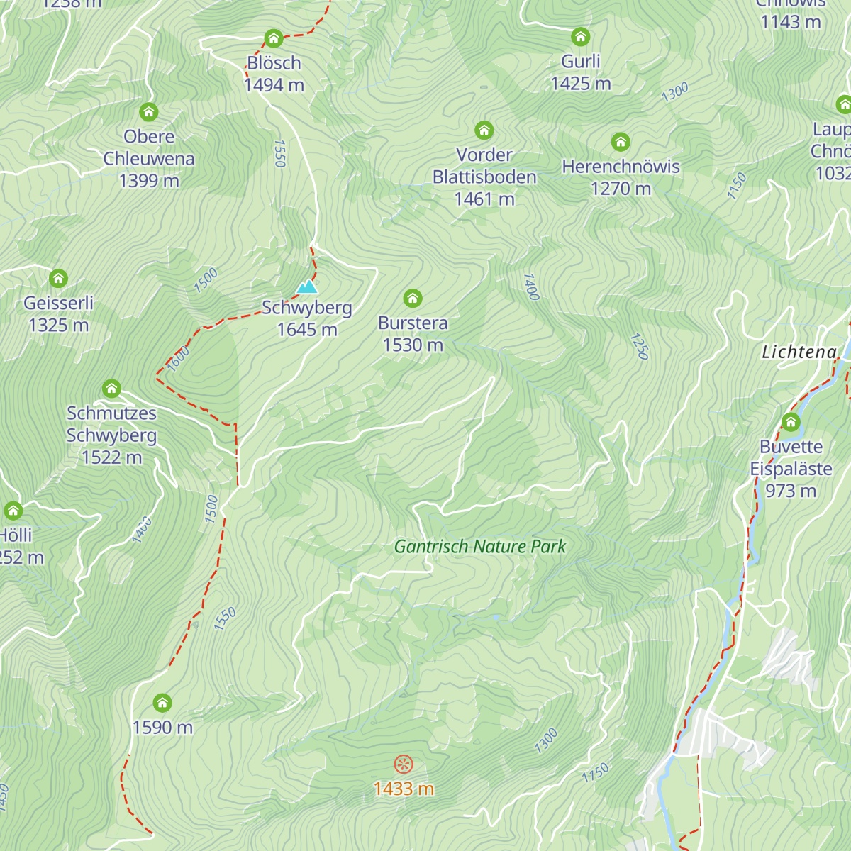 Burlaja map