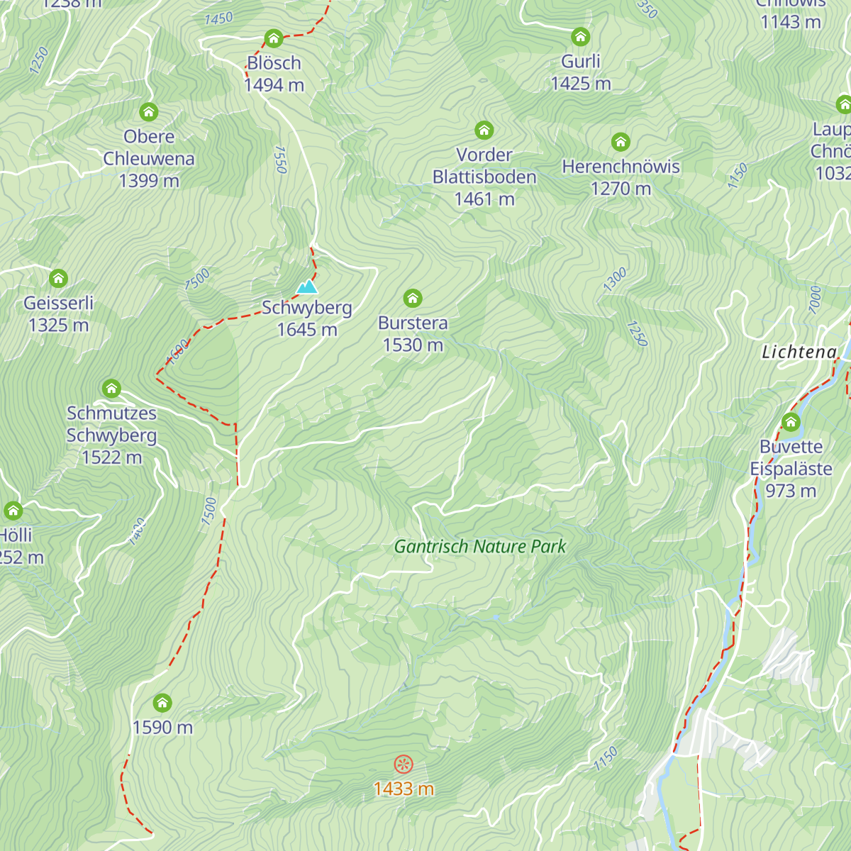Burlaja map