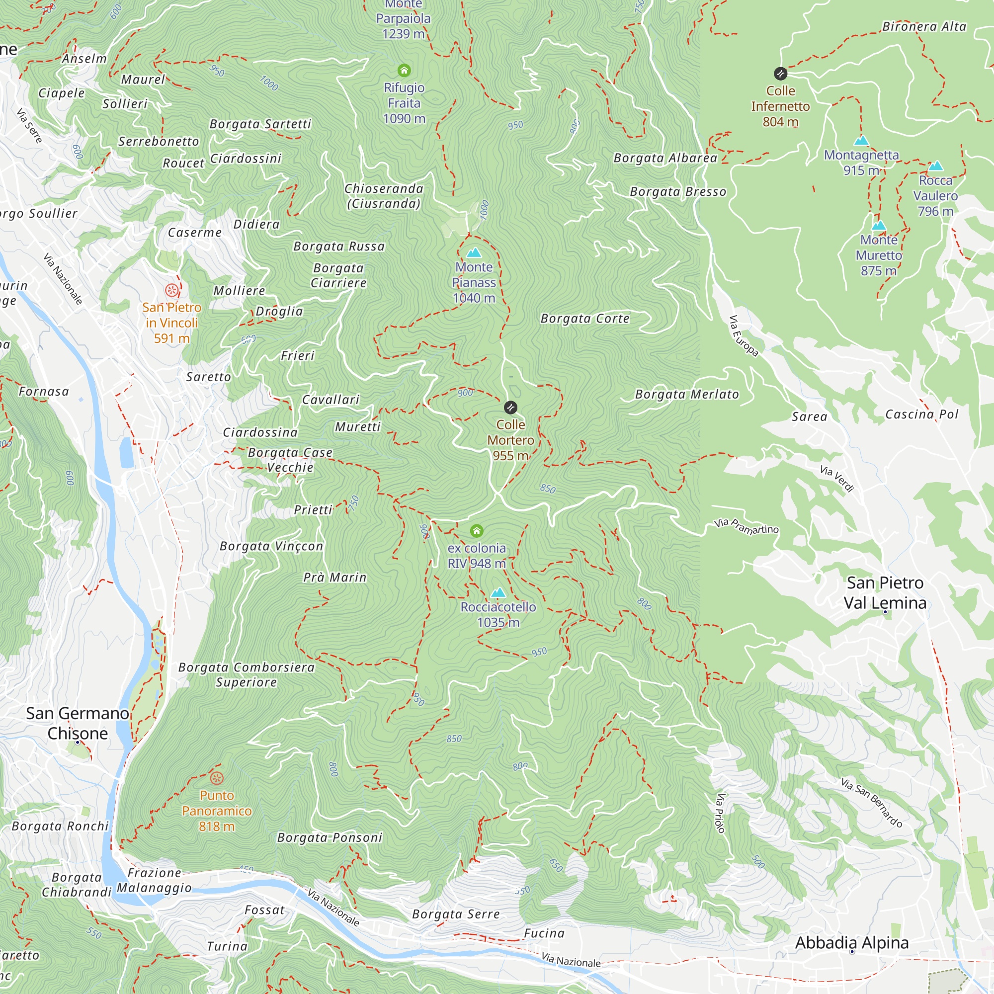 Albergo "Pra Martino" map