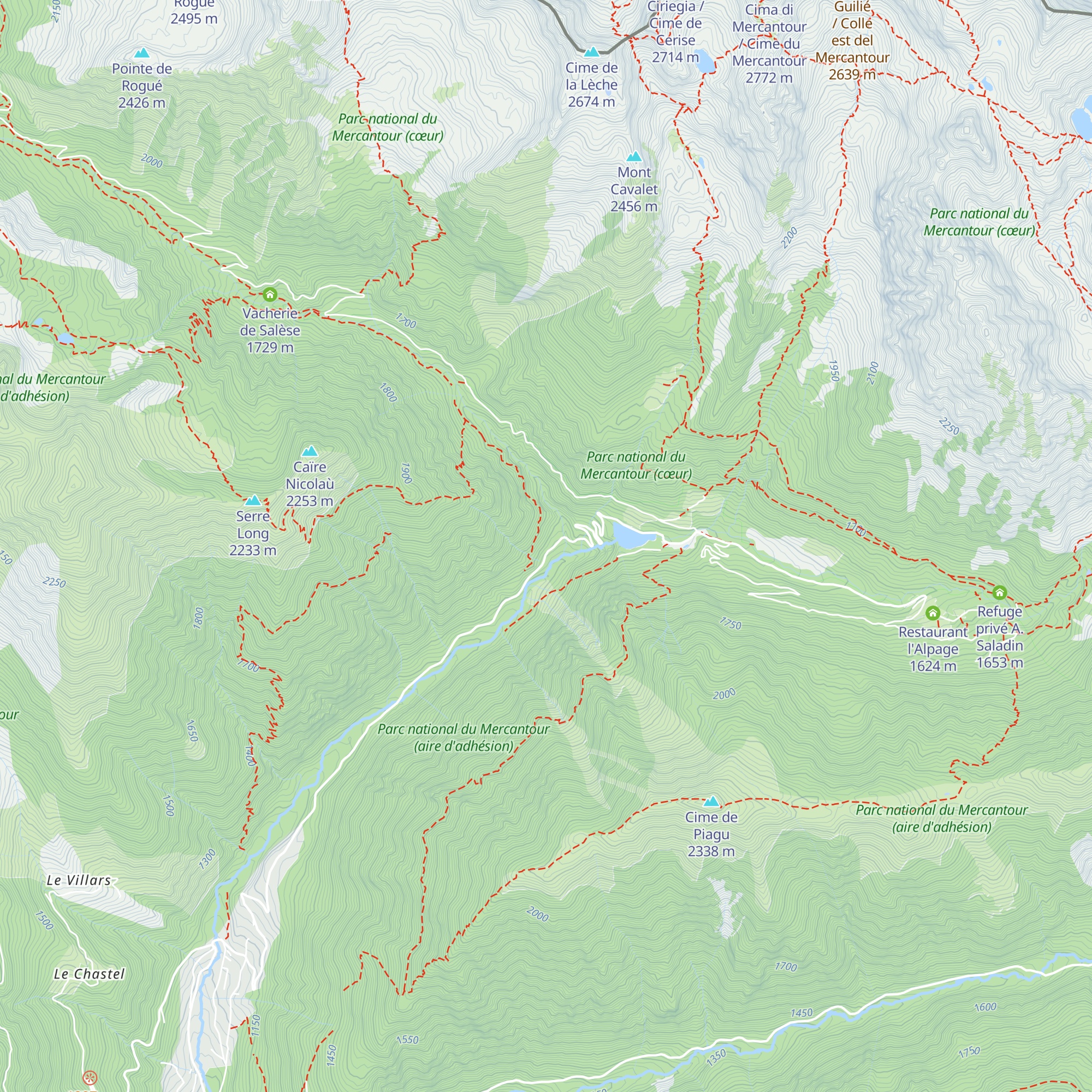 Maison forestière map