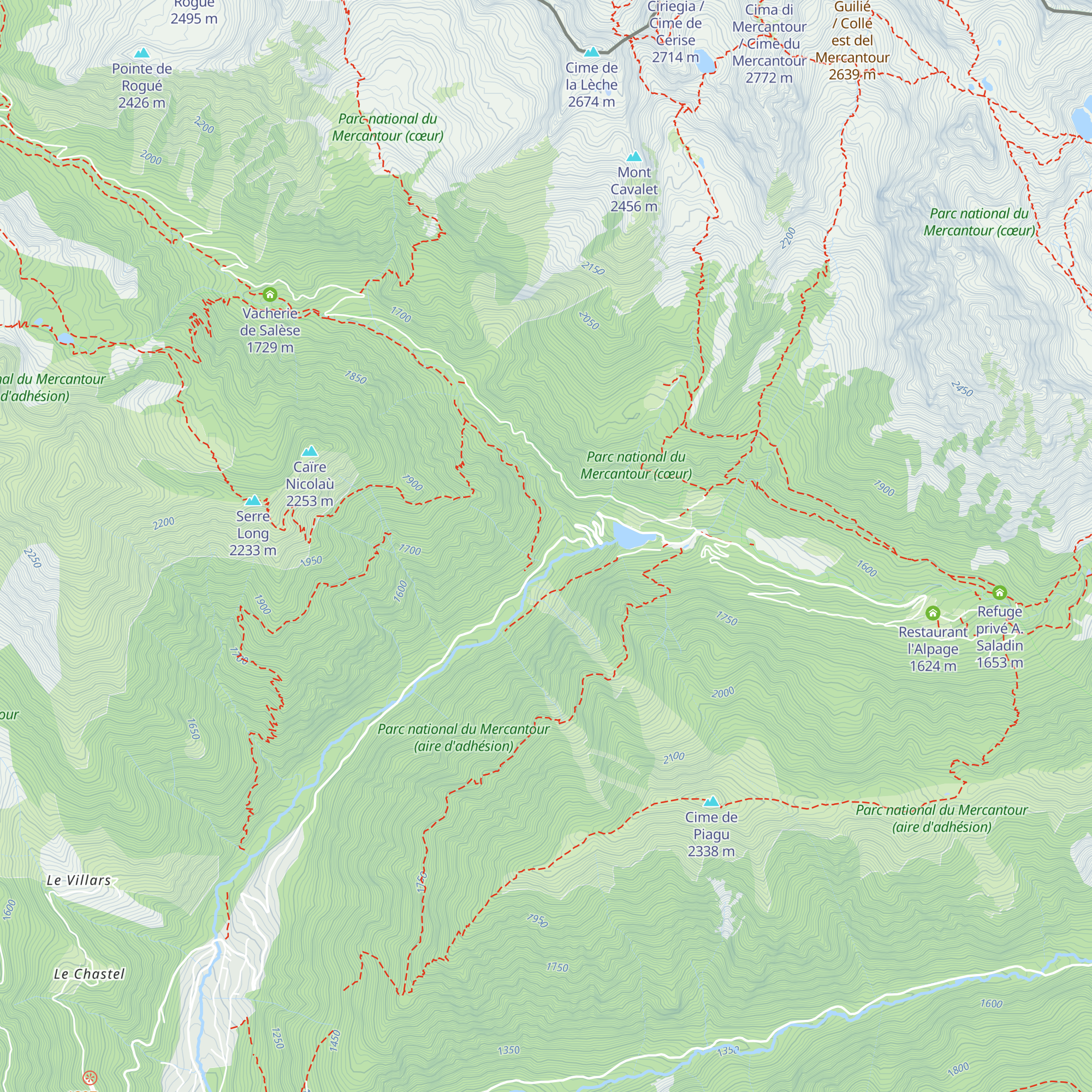 Maison forestière map