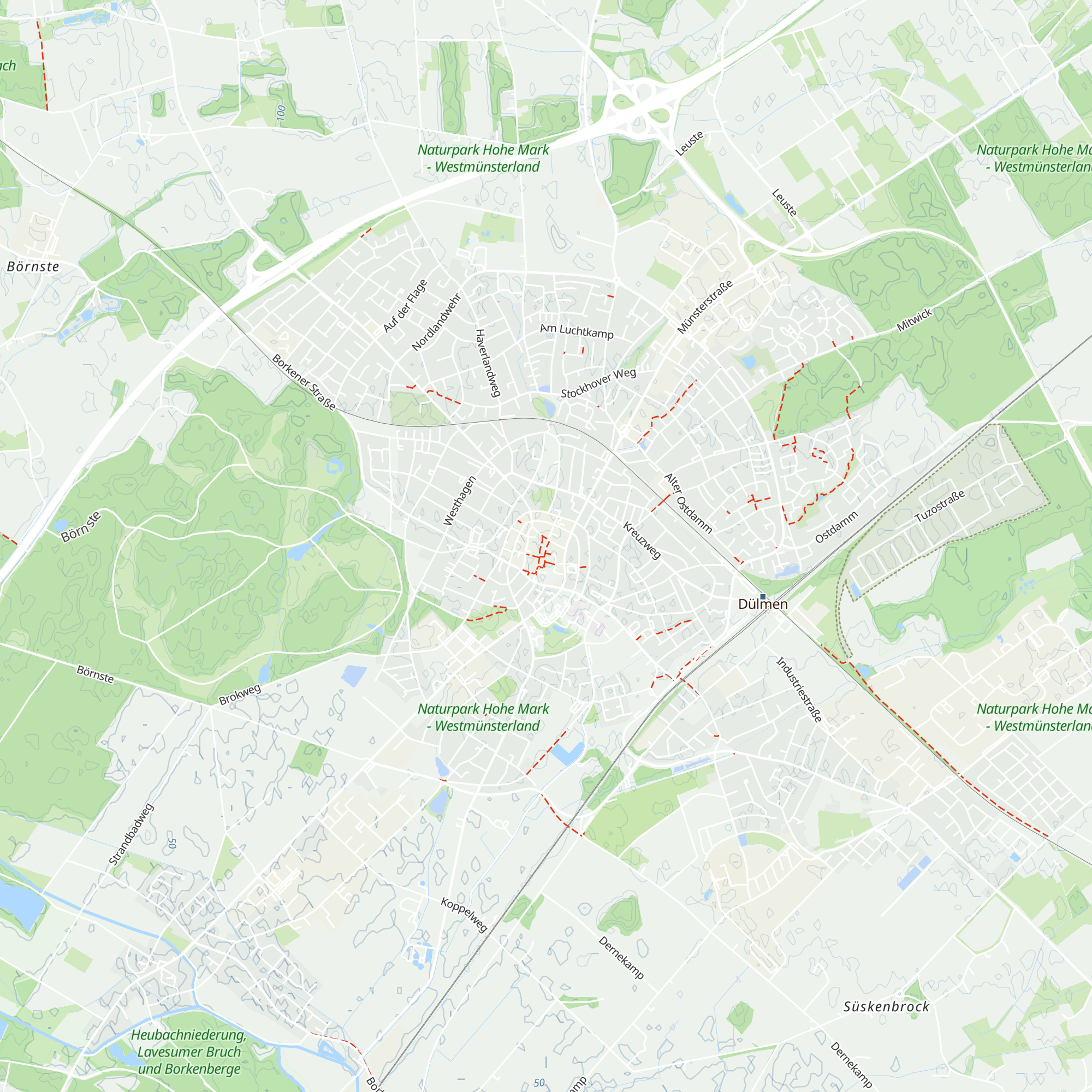 Dülmen Marketing e.V. map