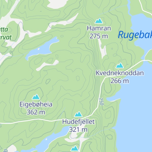 Map of Forklarelsensberg