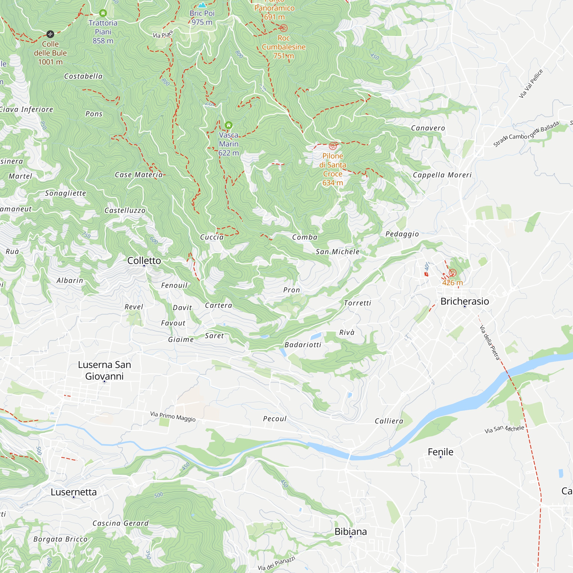 Agriturismo La Casetta map