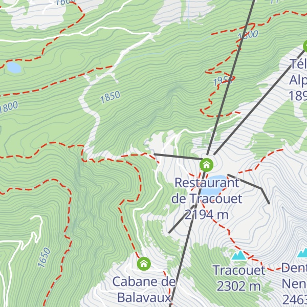 Map of Téléski Jean-Pierre