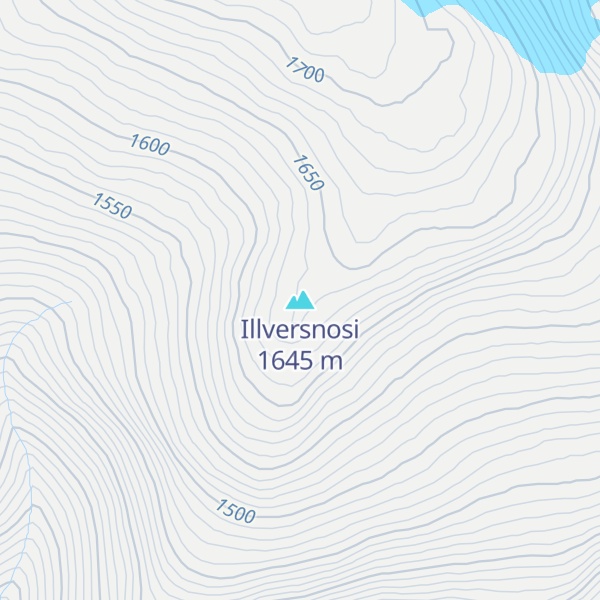 Map of Illversnosi
