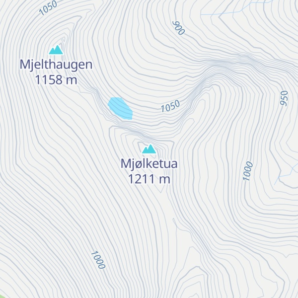 Map of Mjølketua