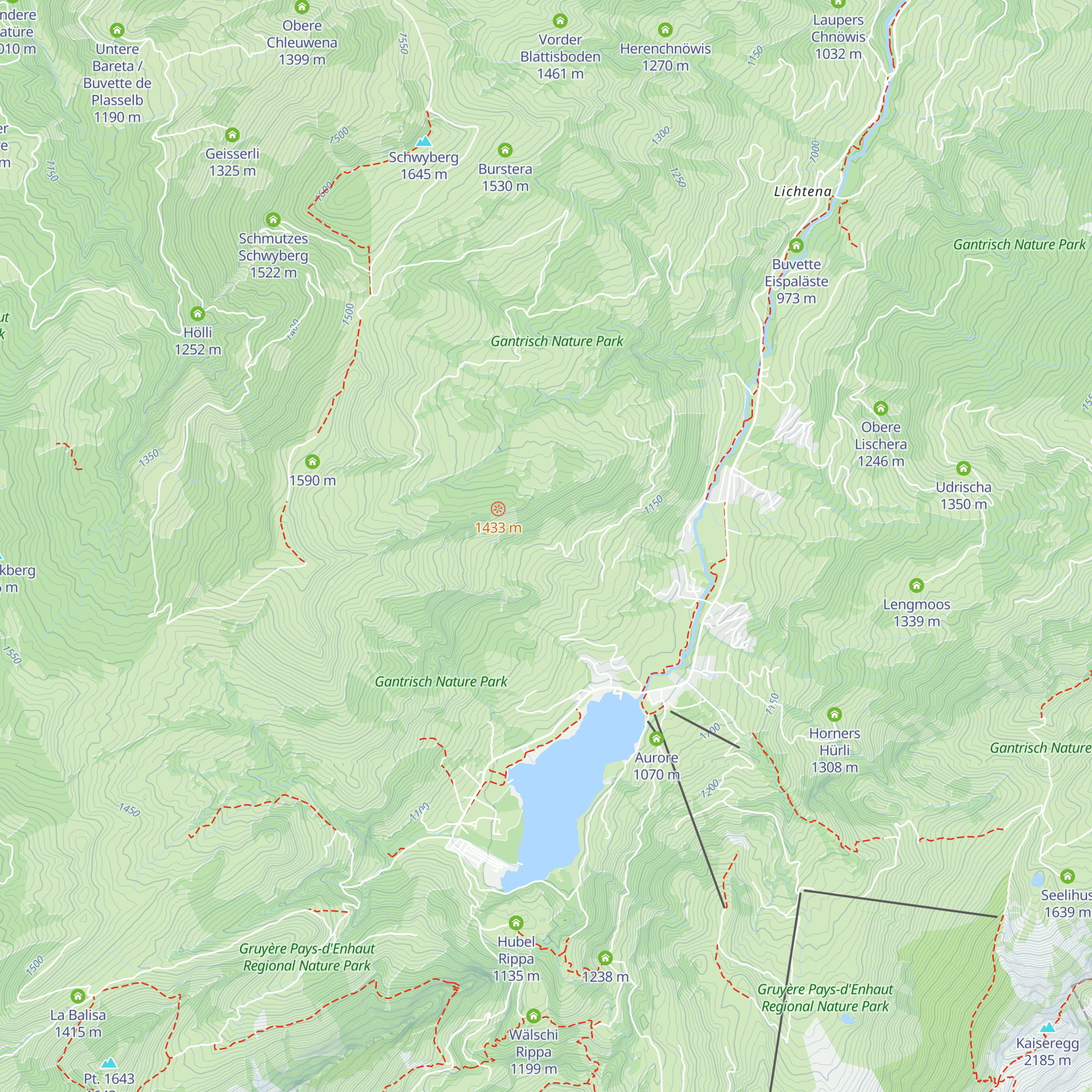 Ober Schlossisboden map