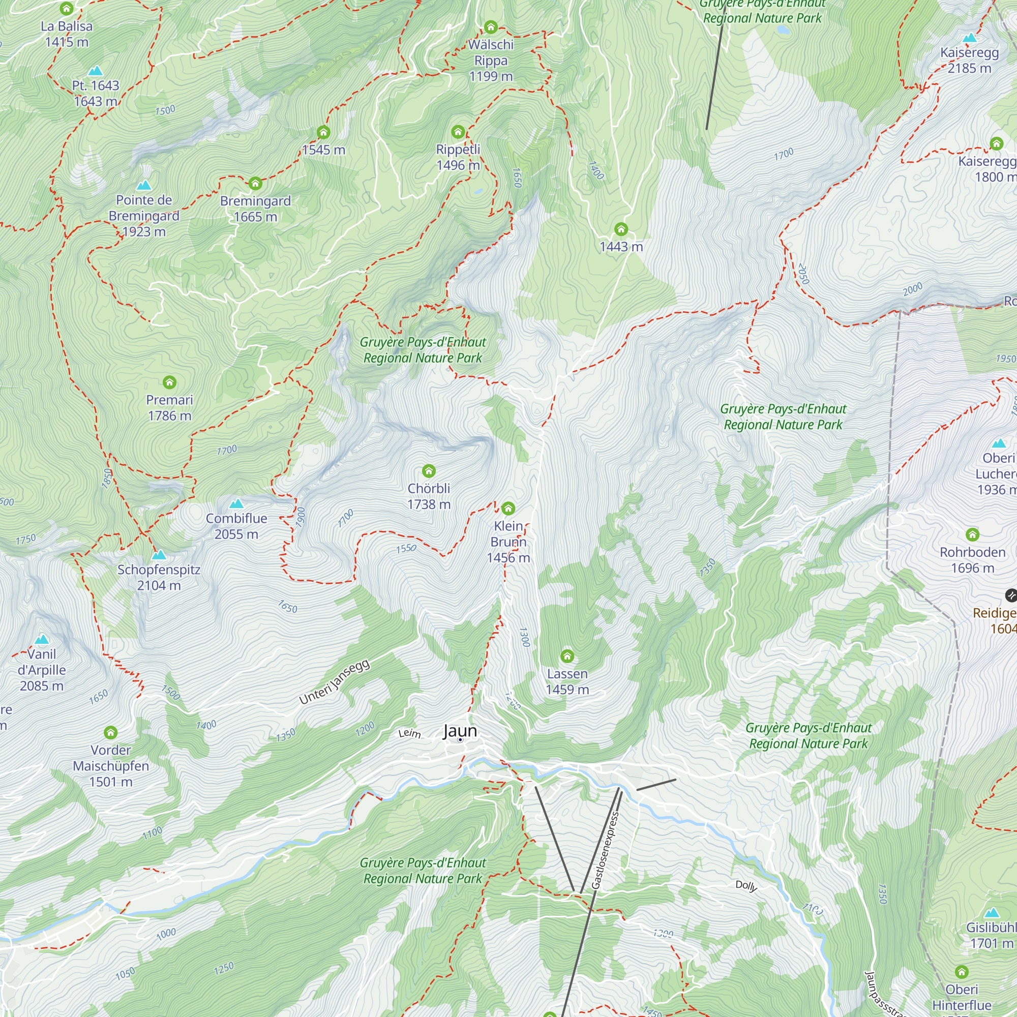 Klein Brunn map
