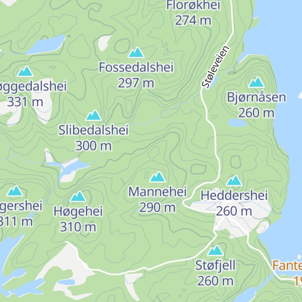 Map of Vasslandshei