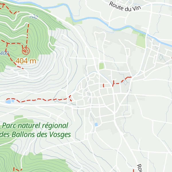 Map of Gîte Thomann-Desmarest